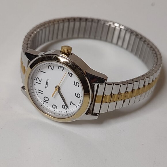 Two Tone Timex Indiglo T2NO68 6.5 Inches - Picture 9 of 12